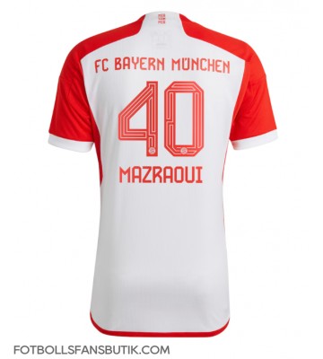 Bayern Munich Noussair Mazraoui #40 Replika Hemmatröja 2023-24 Kortärmad